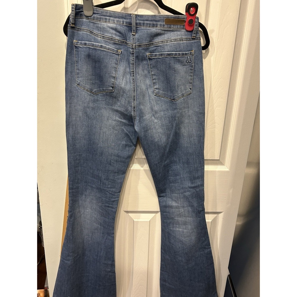 Articles Of Society Faith Flare Jeans, Women Size 29 Light Wash Boot Cut Y2K - Picture 8 of 15